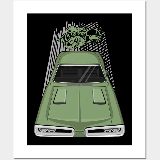 Dodge Coronet Super Bee 1970 - green Wall Art by V8social